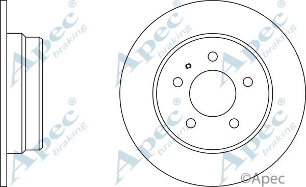 APEC BRAKING Тормозной диск DSK923